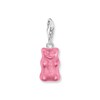 Thumbnail Image 1 of Thomas Sabo x HARIBO Sterling Silver Pink Goldbear Charm