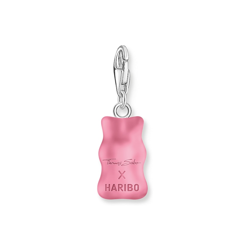 Main Image 3 of Thomas Sabo x HARIBO Sterling Silver Pink Goldbear Charm
