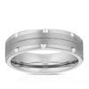 Thumbnail Image 1 of Titanium Matte & Polished Grooved Line Ring