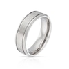 Thumbnail Image 2 of Titanium Matte & Polished Line Ring