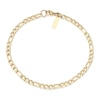 Thumbnail Image 1 of Yellow Gold Plate Stainless Steel 8.25" Figaro Chain Bracelet