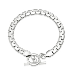 Stainless Steel T-Bar Chain Bracelet