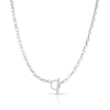 Thumbnail Image 1 of Stainless Steel T-Bar Chain Necklace