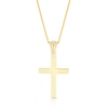 Thumbnail Image 1 of Yellow Gold Plate Sterling Silver Cross Pendant