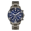 Thumbnail Image 1 of Bulova Performance Men's Chronograph Blue Dial Gunmetal Stainless Steel Bracelet Watch