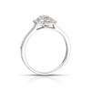 Thumbnail Image 3 of Engagement Ring 9ct White Gold 0.20ct Cluster Diamond Ring