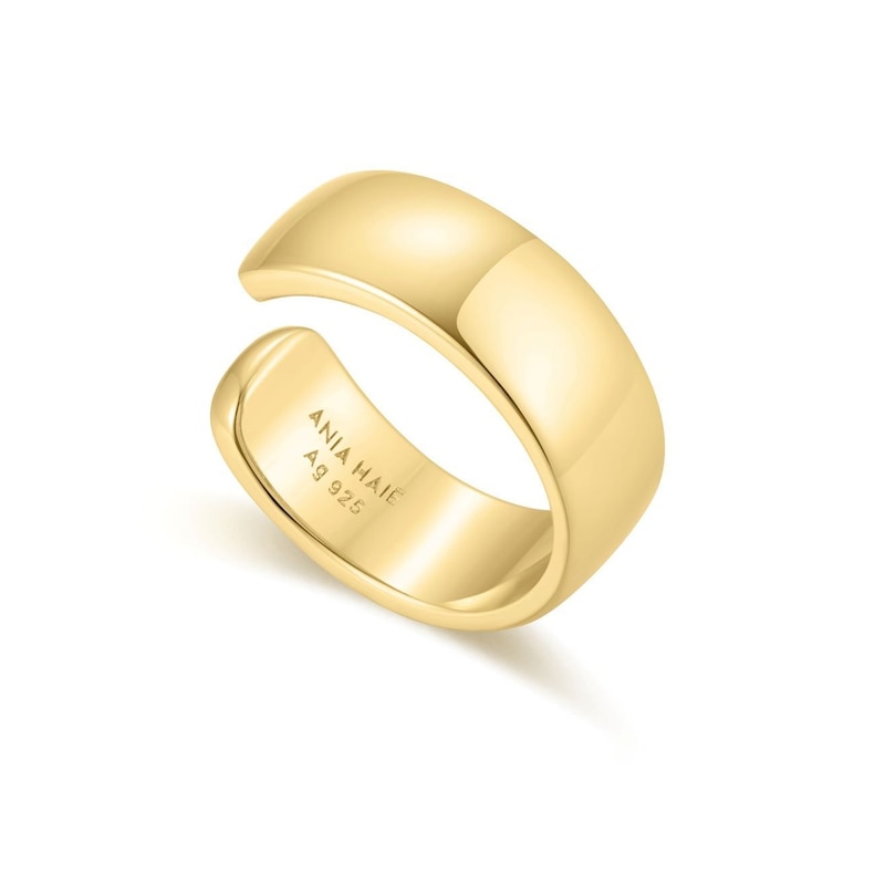 Main Image 1 of Ania Haie Women's Yellow Gold Plate Daily Ear Cuff