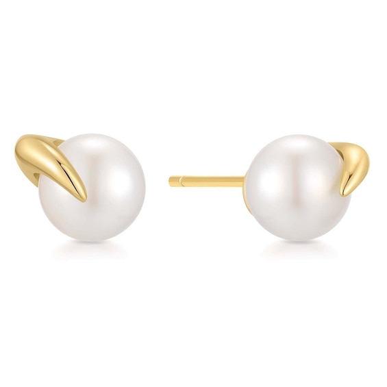 Ania Haie Womens Yellow Gold Plate Cultured Freshwater Pearl