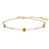 Thumbnail Image 1 of Ania Haie Women's Yellow Gold Plate Nano Gem Station Bracelet