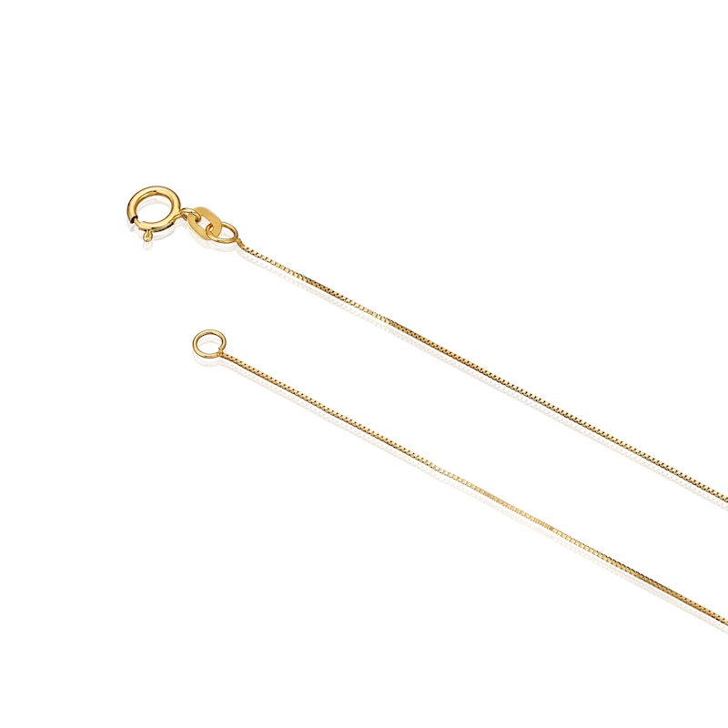 Main Image 3 of 9ct Yellow Gold Bow Pendant Necklace 18"