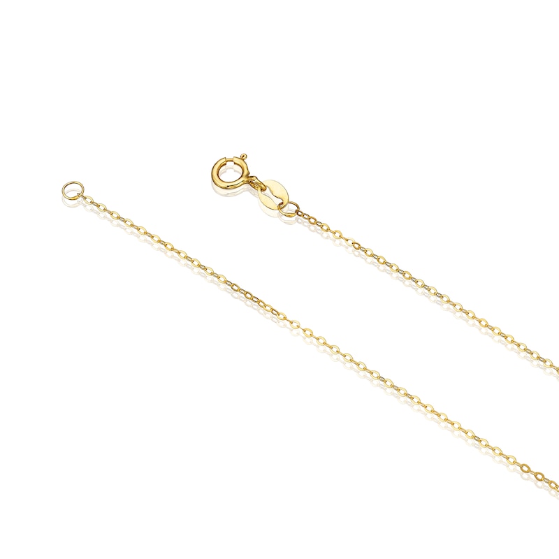 Main Image 3 of 9ct Yellow Gold Double Layer Heart Pendant Necklace 18"
