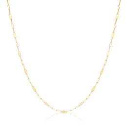9ct Gold Paperlink Chain Necklace 18"