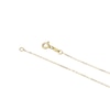 Thumbnail Image 3 of 9ct Gold Glitter Clover Station Necklace 18"