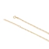 Thumbnail Image 3 of 9ct Gold Double Layer Figaro & Flat Belcher Chain 17+1"