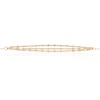 Thumbnail Image 2 of 9ct Yellow Gold Three Row Sparkle Bracelet