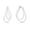 Thumbnail Image 1 of Sterling Silver Double Hoop Earrings