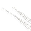 Thumbnail Image 3 of Sterling Silver Three Strand Paperclip Chain 16+2"