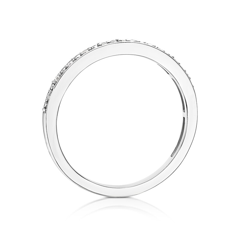 Main Image 3 of Perfect Fit 9ct White Gold Diamond Eternity Ring