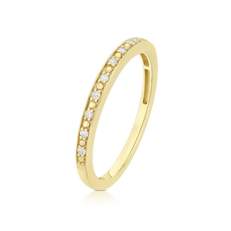 Main Image 2 of Perfect Fit 9ct Yellow Gold Diamond Eternity Ring