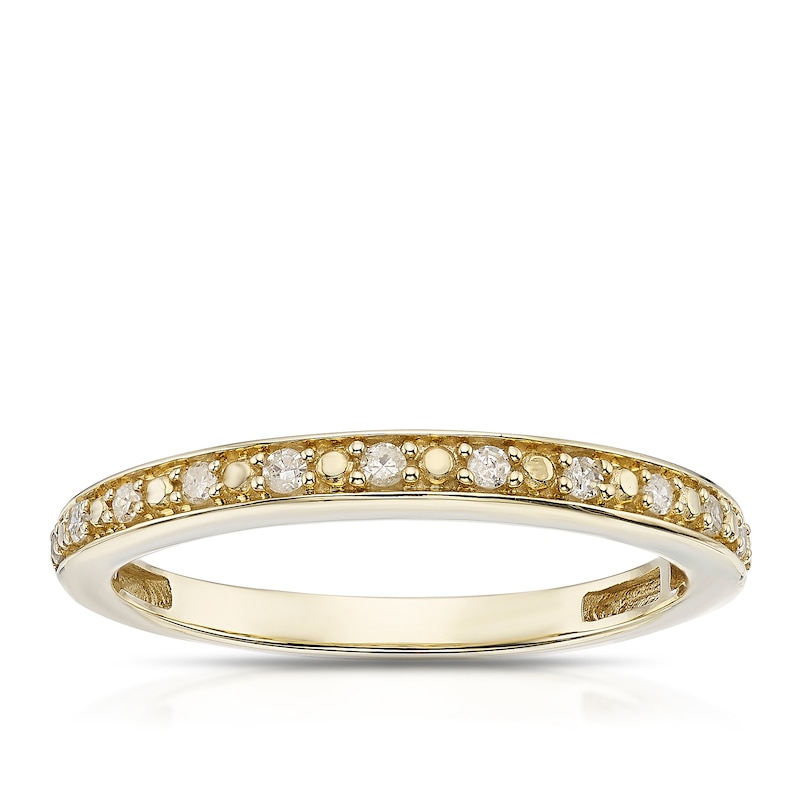 Main Image 1 of Perfect Fit 9ct Yellow Gold Diamond Eternity Ring