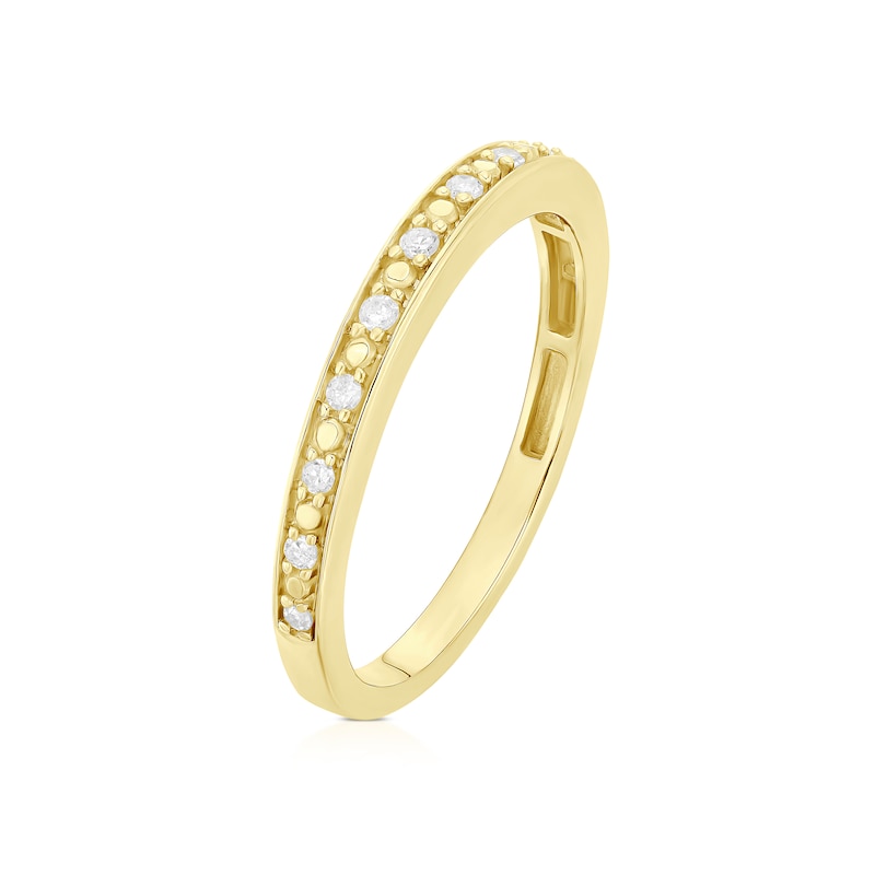 Main Image 2 of Perfect Fit 9ct Yellow Gold Diamond Eternity Ring