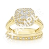 Thumbnail Image 4 of Perfect Fit 9ct Yellow Gold Diamond Eternity Ring