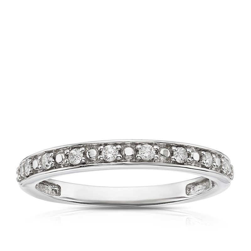 Main Image 1 of Perfect Fit 9ct White Gold 0.12ct Diamond Eternity Ring