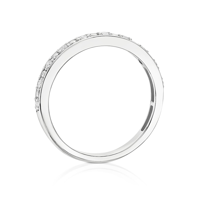 Main Image 3 of Perfect Fit 9ct White Gold 0.12ct Diamond Eternity Ring