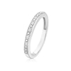 Thumbnail Image 2 of Perfect Fit Sterling Silver with Platinum Plating Diamond Eternity Ring