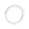 Thumbnail Image 3 of Perfect Fit Sterling Silver with Platinum Plating Diamond Eternity Ring
