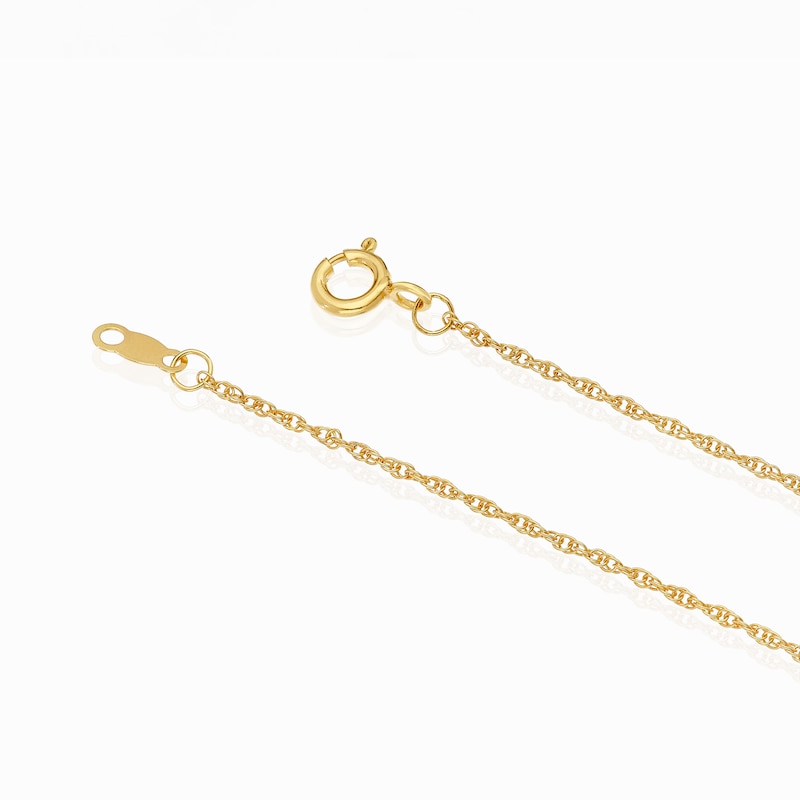 Main Image 3 of Sterling Silver & 18ct Gold Vermeil Clover Diamond Pendant