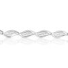 Thumbnail Image 2 of Sterling Silver Twist Style 0.20ct Diamond Bracelet