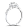 Thumbnail Image 2 of 9ct White Gold 0.25ct Diamond Baguette Ring