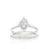 Thumbnail Image 1 of Perfect Fit 9ct White Gold Marquise 0.33ct Diamond Bridal Set