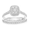 Thumbnail Image 1 of Perfect Fit Platinum Emerald Cut 0.66ct Diamond Bridal Set