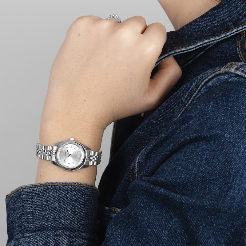 Main Image 6 of Sekonda Francis Women's Silver Tone Stainless Steel Bracelet Watch