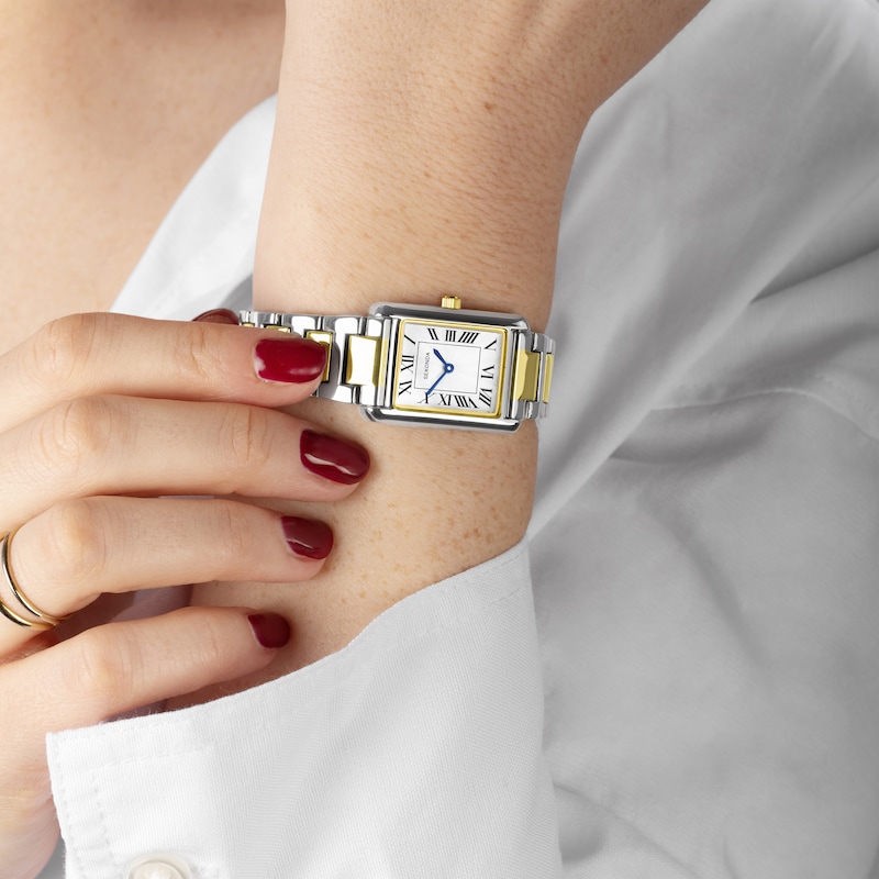Main Image 6 of Sekonda Colette Women's White Dial Two Tone Alloy Bracelet Watch
