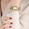 Thumbnail Image 6 of Sekonda Colette Women's White Dial Rectangular Gold Tone Bracelet Watch