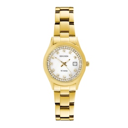 Sekonda Catherine Women's Mother of Pearl Dial Gold Tone Bracelet Watch
