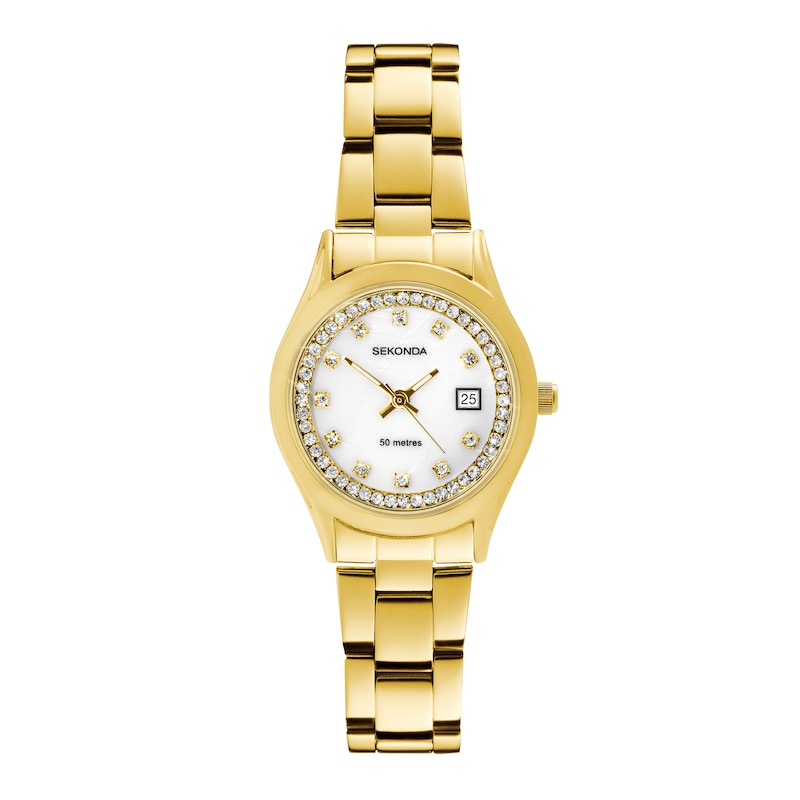 Main Image 1 of Sekonda Catherine Women's Mother of Pearl Dial Gold Tone Bracelet Watch