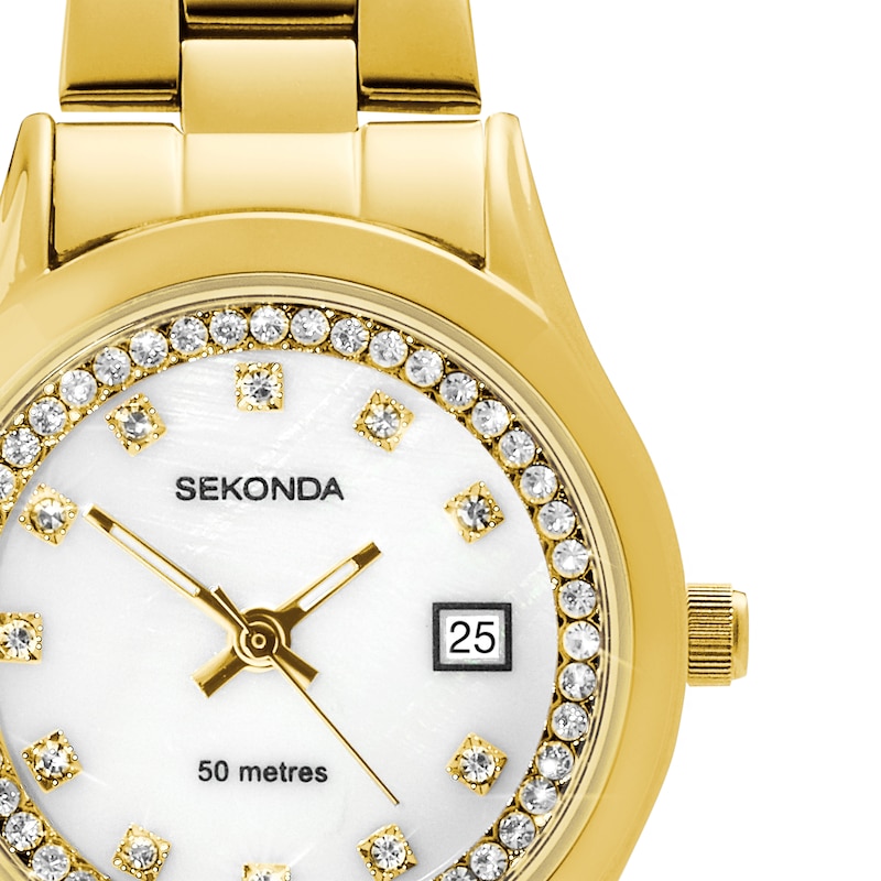 Main Image 2 of Sekonda Catherine Women's Mother of Pearl Dial Gold Tone Bracelet Watch