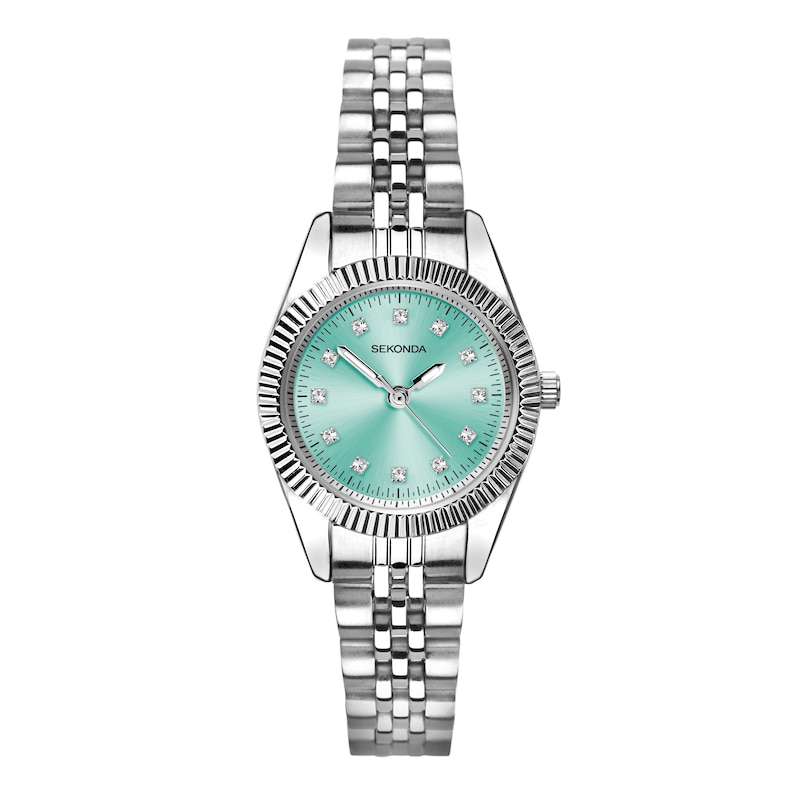 Main Image 1 of Sekonda Francis Women's  Blue Dial Silver Tone Stainless Steel Bracelet Watch