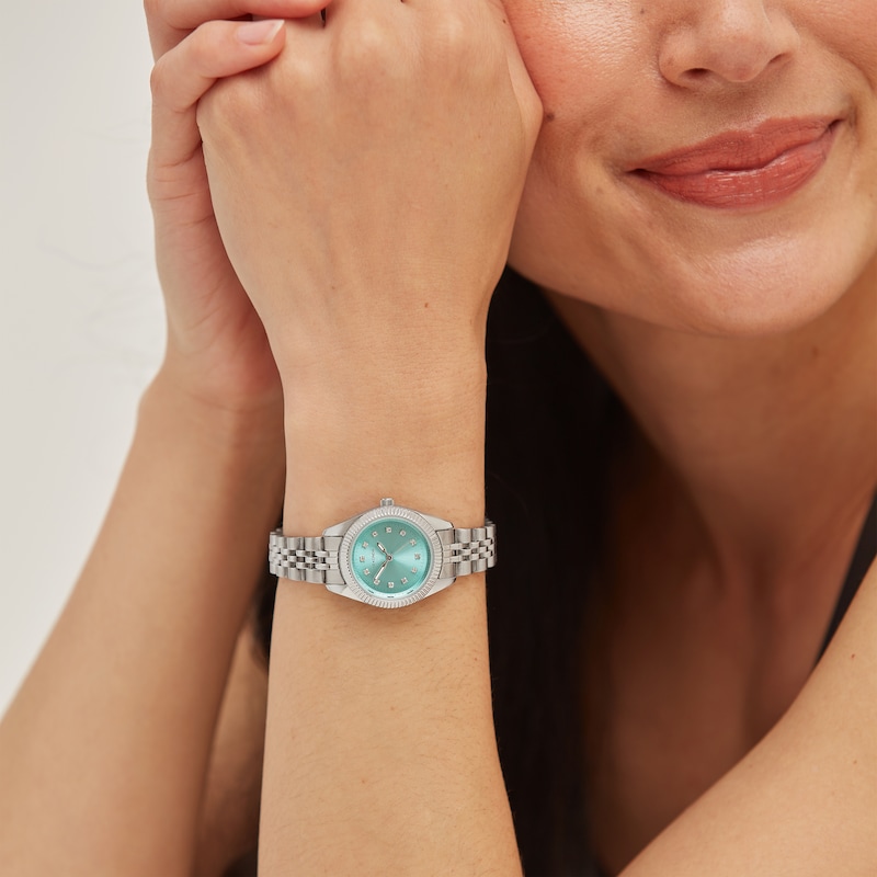 Main Image 5 of Sekonda Francis Women's  Blue Dial Silver Tone Stainless Steel Bracelet Watch