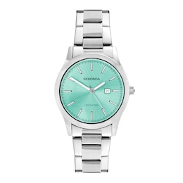Sekonda Taylor Women's Blue Dial Silver Tone Stainless Steel Bracelet Watch