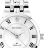 Thumbnail Image 2 of Sekonda Women's Classic Mother of Pearl & Diamond Dial Silver Tone Bracelet Watch