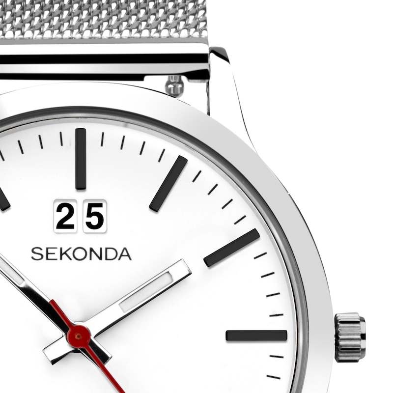 Main Image 2 of Sekonda Nordic White Dial Stainless Steel Bracelet Watch