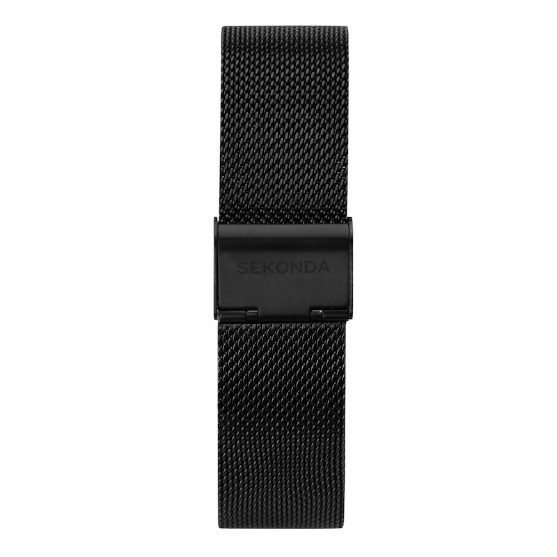 Main Image 5 of Sekonda Nordic Black Dial & Black Stainless Steel Bracelet Watch