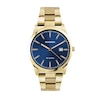 Thumbnail Image 1 of Sekonda Taylor Blue Dial Gold Tone Stainless Steel Bracelet Watch