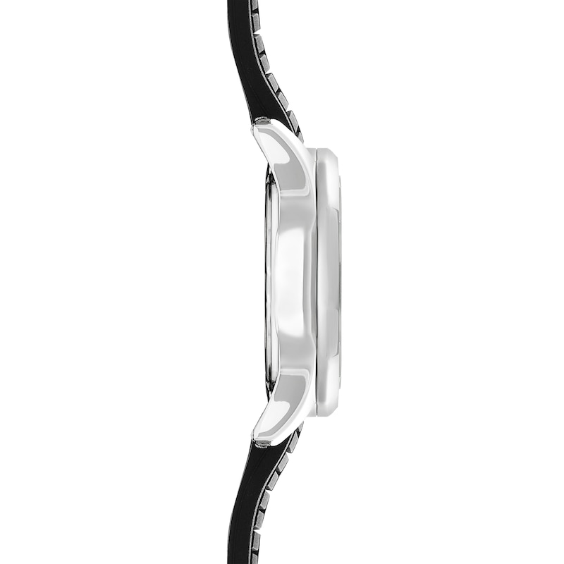 Main Image 4 of Sekonda Octaire Men's Black Dial & Black Silicone Strap Watch