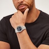 Thumbnail Image 6 of Sekonda Octaire Men's Blue Dial Silver Tone Stainless Steel Bracelet Watch